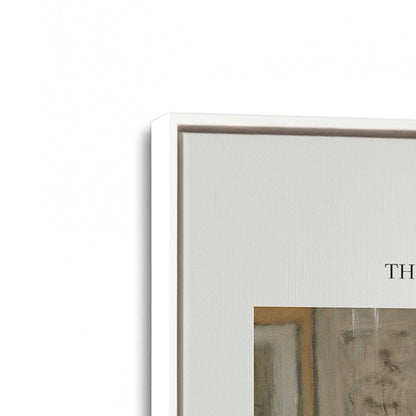 [Color:Opaque White], Picture of art in a White frame at an angle