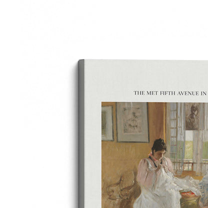 [Color:Stretched Canvas], Picture of the corner of the art