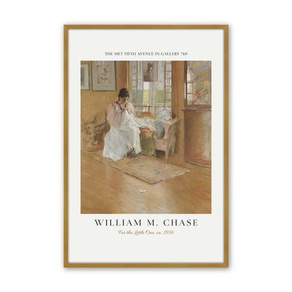 [Color:Polished Gold], Picture of art in a Polished Chrome frame
