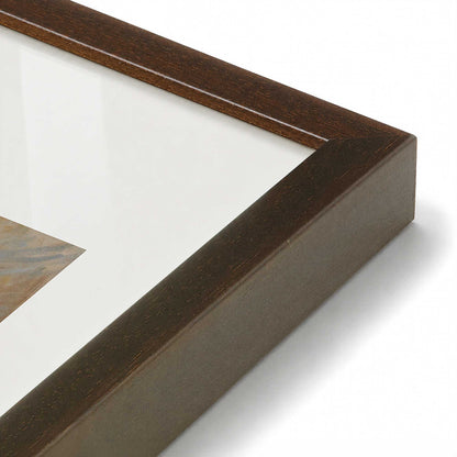 [Color:Belvinder Brown], Picture of art in a Polished Chrome frame at an angle