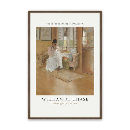 [Color:Walnut], Picture of art in a Polished Chrome frame
