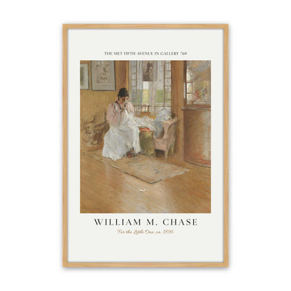 [Color:American Maple], Picture of art in a Polished Chrome frame