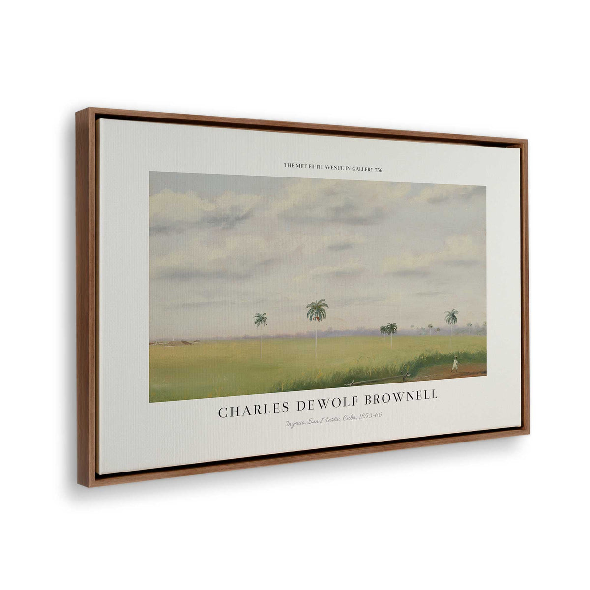 [Color:Walnut], Picture of the corner of the art