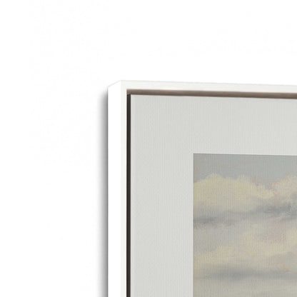 [Color:Opaque White], Picture of art in a White frame at an angle