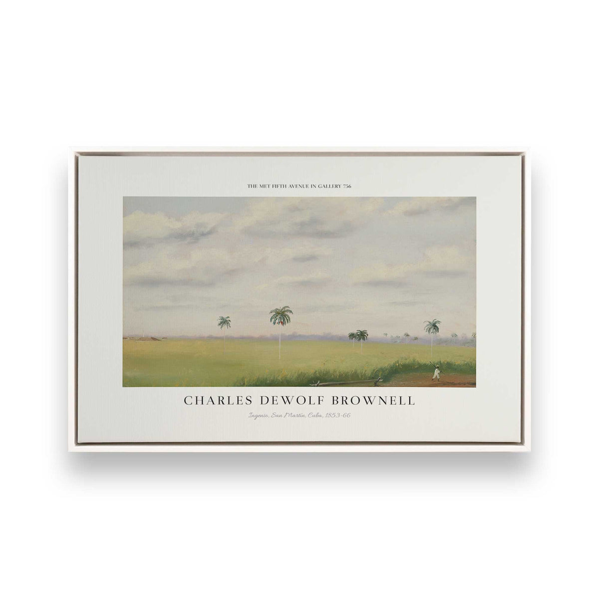 [Color:Opaque White], Picture of art in a White frame
