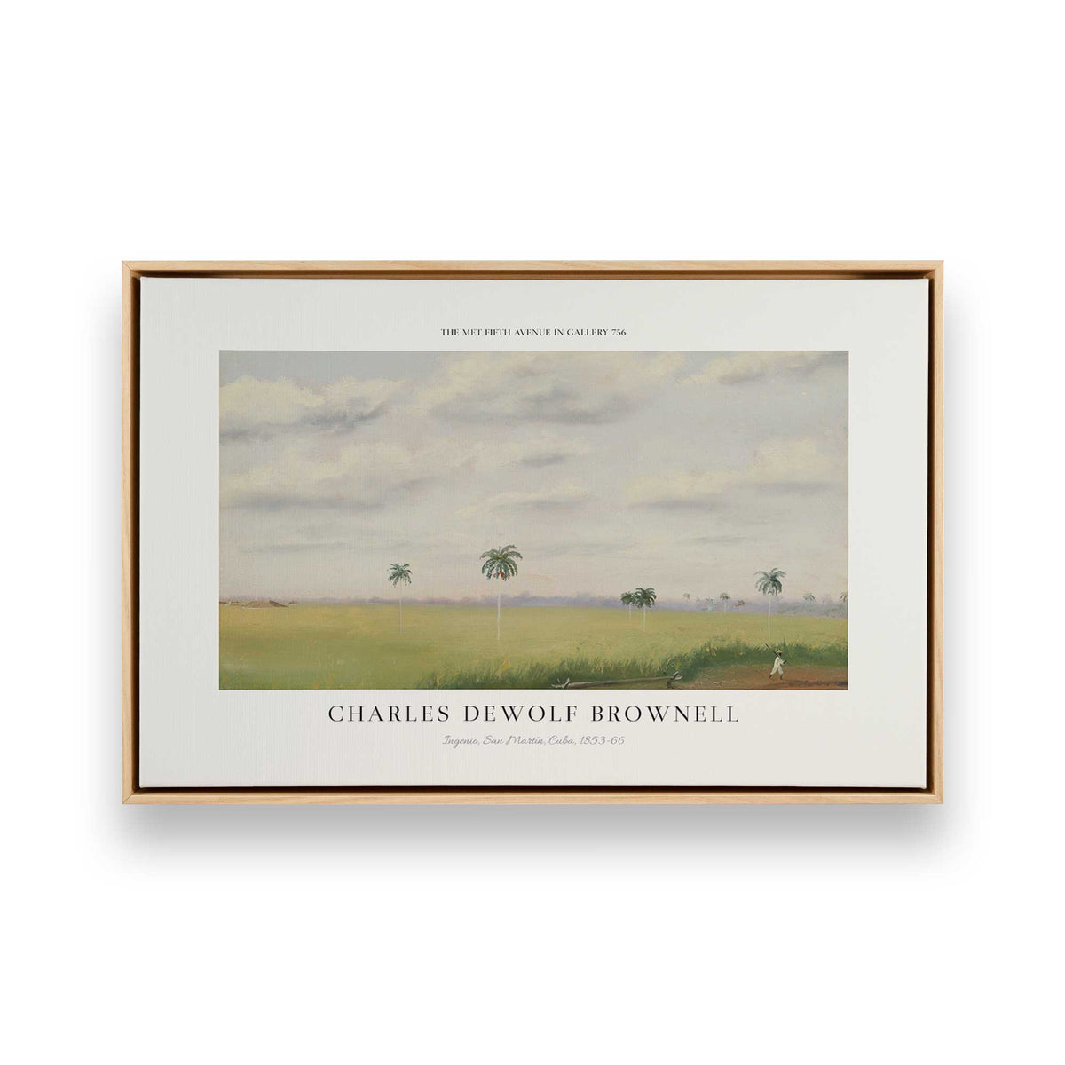 [Color:American Maple], Picture of art in a American Maple frame