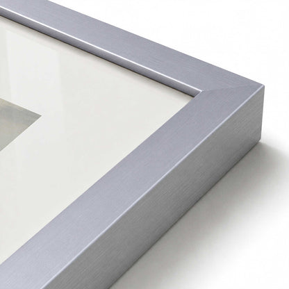 [Color:Polished Chrome], Picture of art in a Polished Chrome frame at an angle