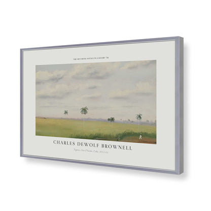 [Color:Polished Chrome], Picture of art in a Polished Chrome frame of the corner