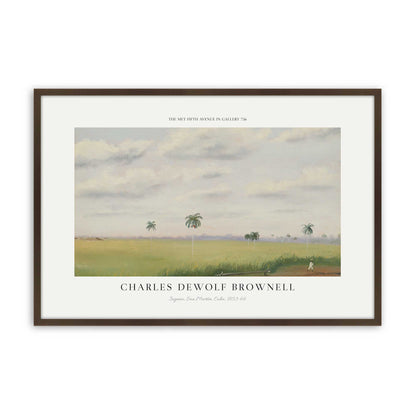 [Color:Belvinder Brown], Picture of art in a Polished Chrome frame