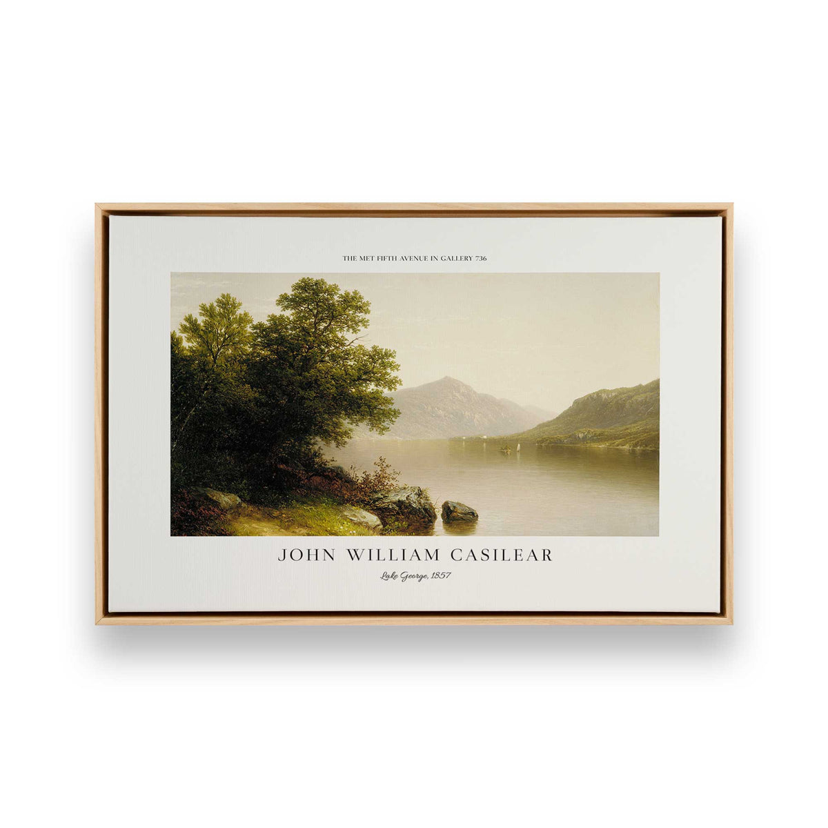 [Color:American Maple], Picture of art in a American Maple frame