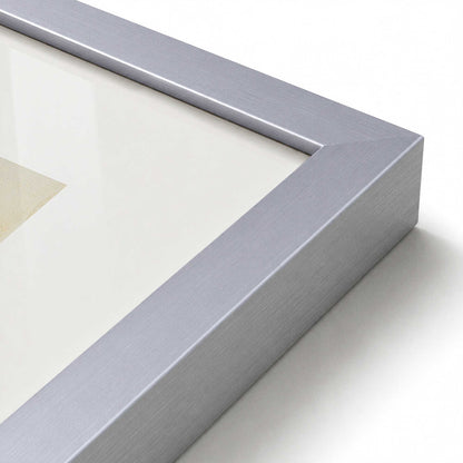 [Color:Polished Chrome], Picture of art in a Polished Chrome frame at an angle