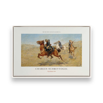 [Color:Opaque White], Picture of art in a White frame
