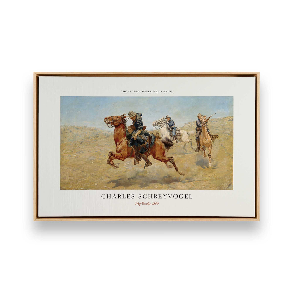 [Color:American Maple], Picture of art in a American Maple frame
