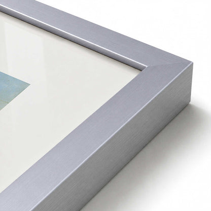 [Color:Polished Chrome], Picture of art in a Polished Chrome frame at an angle