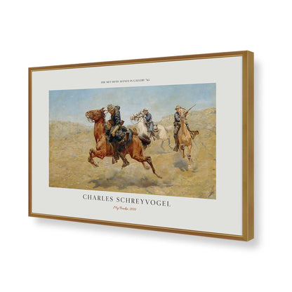 [Color:Polished Gold], Picture of art in a Polished Chrome frame of the corner