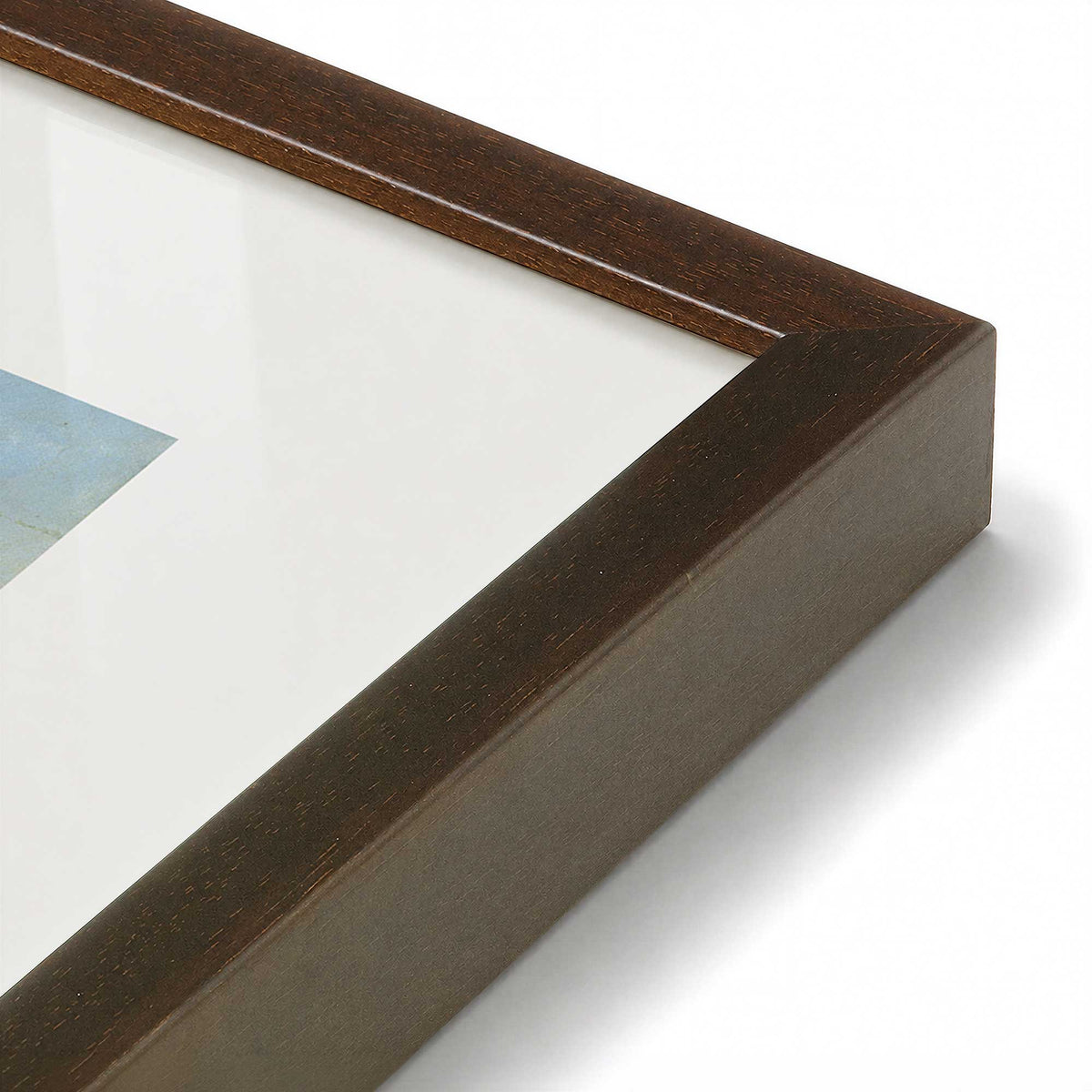 [Color:Belvinder Brown], Picture of art in a Polished Chrome frame at an angle