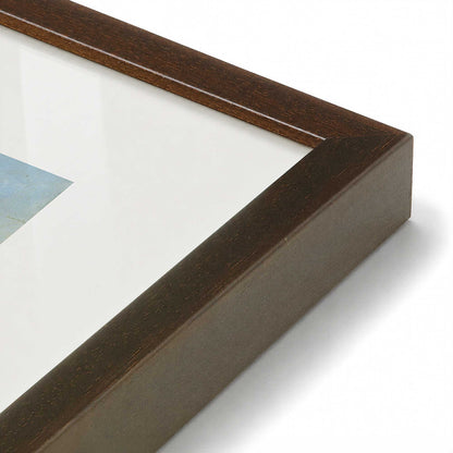 [Color:Belvinder Brown], Picture of art in a Polished Chrome frame at an angle
