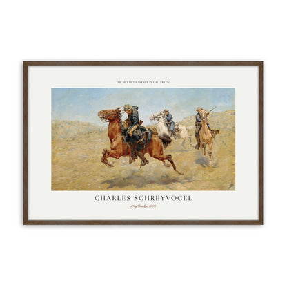 [Color:Walnut], Picture of art in a Polished Chrome frame