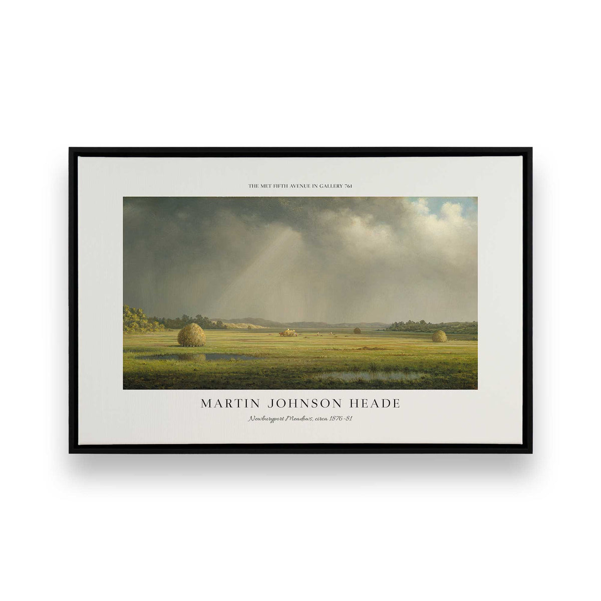 [Color:Satin Black], Picture of art in a Satin Black frame