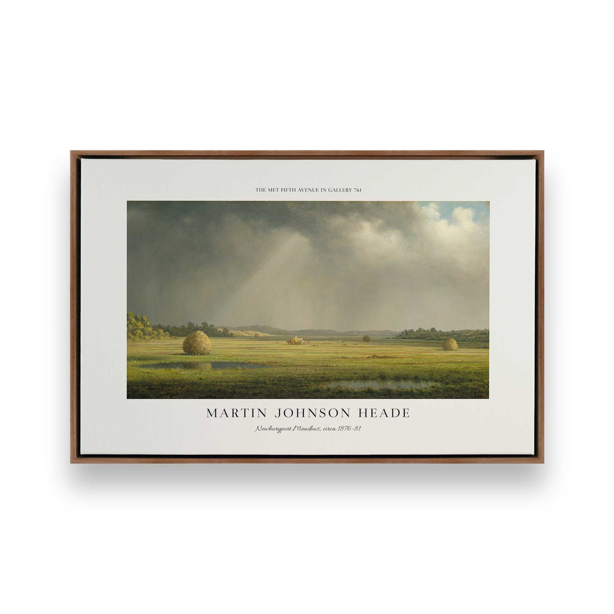 [Color:Walnut], Picture of art in a Walnut frame