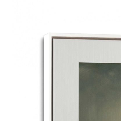 [Color:Opaque White], Picture of art in a White frame at an angle