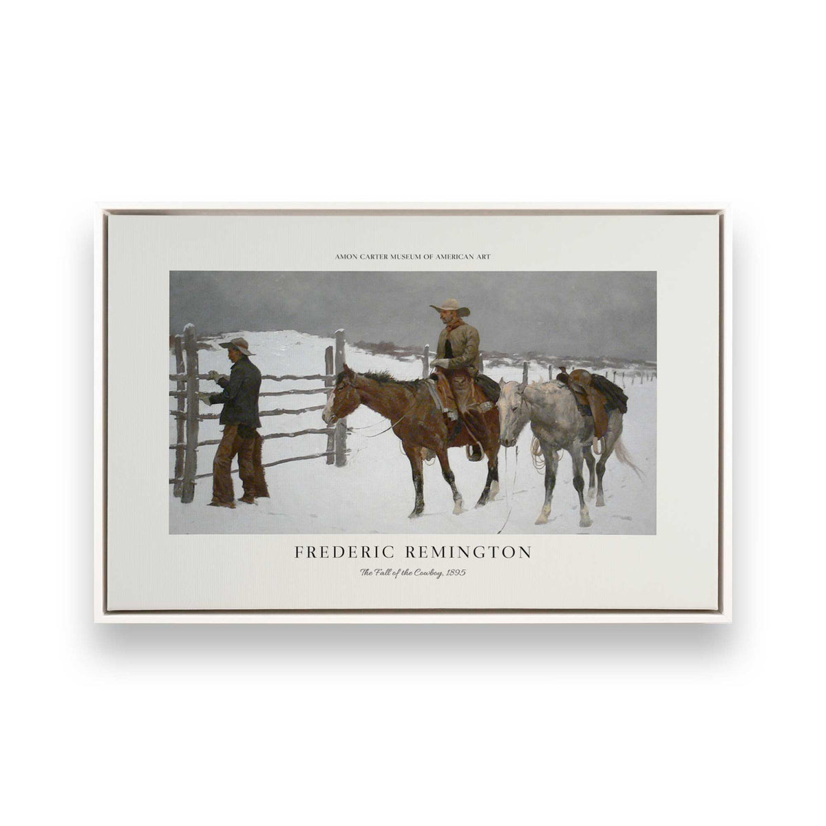 [Color:Opaque White], Picture of art in a White frame