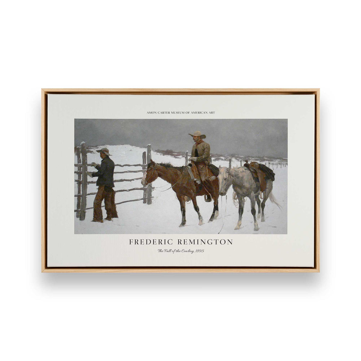 [Color:American Maple], Picture of art in a American Maple frame