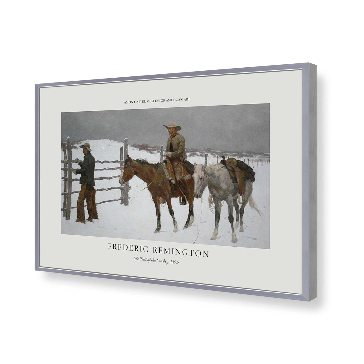 [Color:Polished Chrome], Picture of art in a Polished Chrome frame of the corner