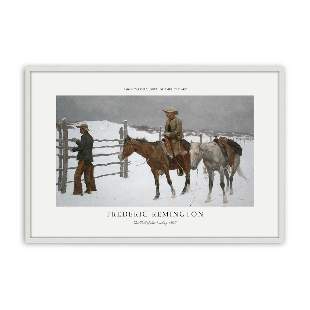 [Color:Opaque White], Picture of art in a Polished Chrome frame