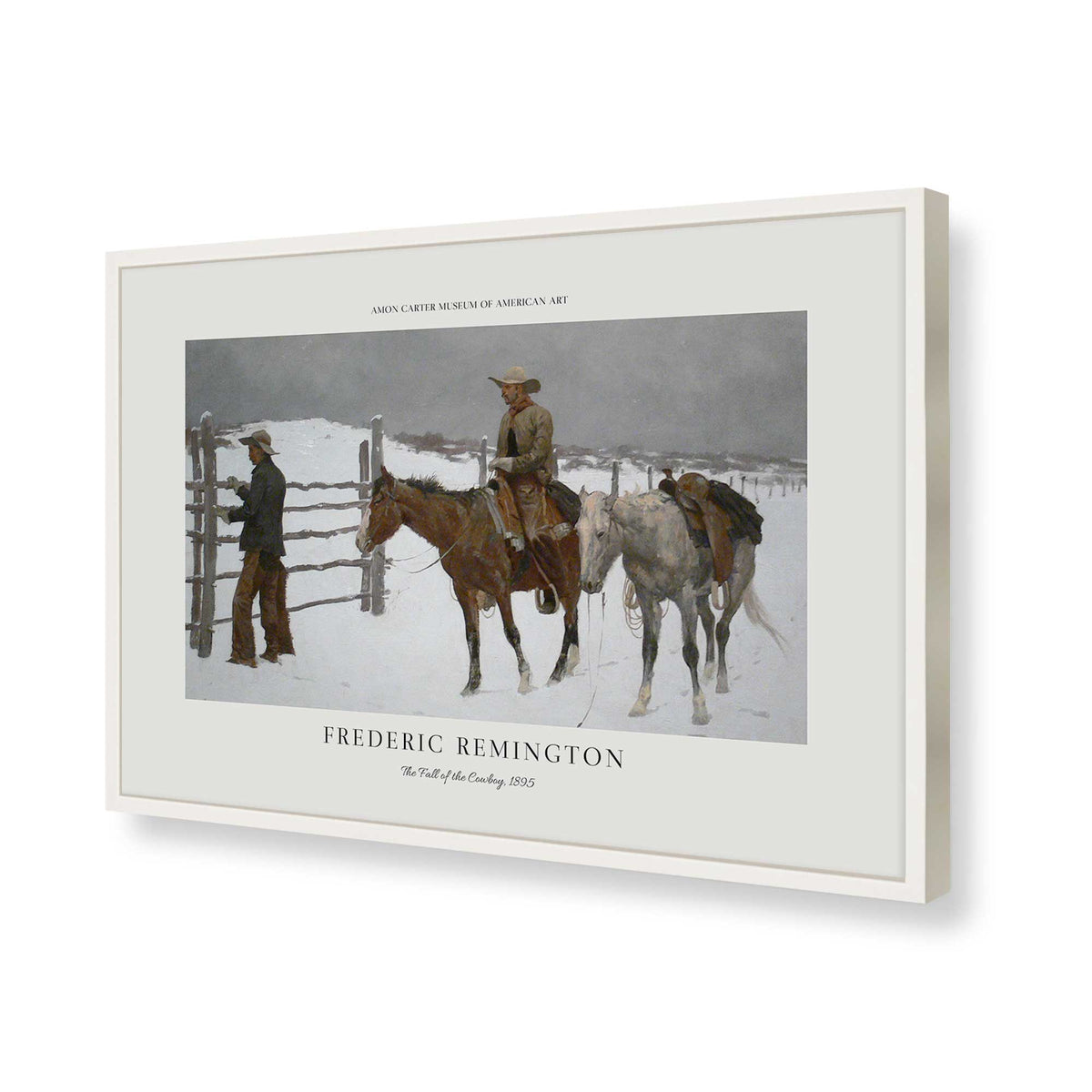 [Color:Opaque White], Picture of art in a Polished Chrome frame of the corner