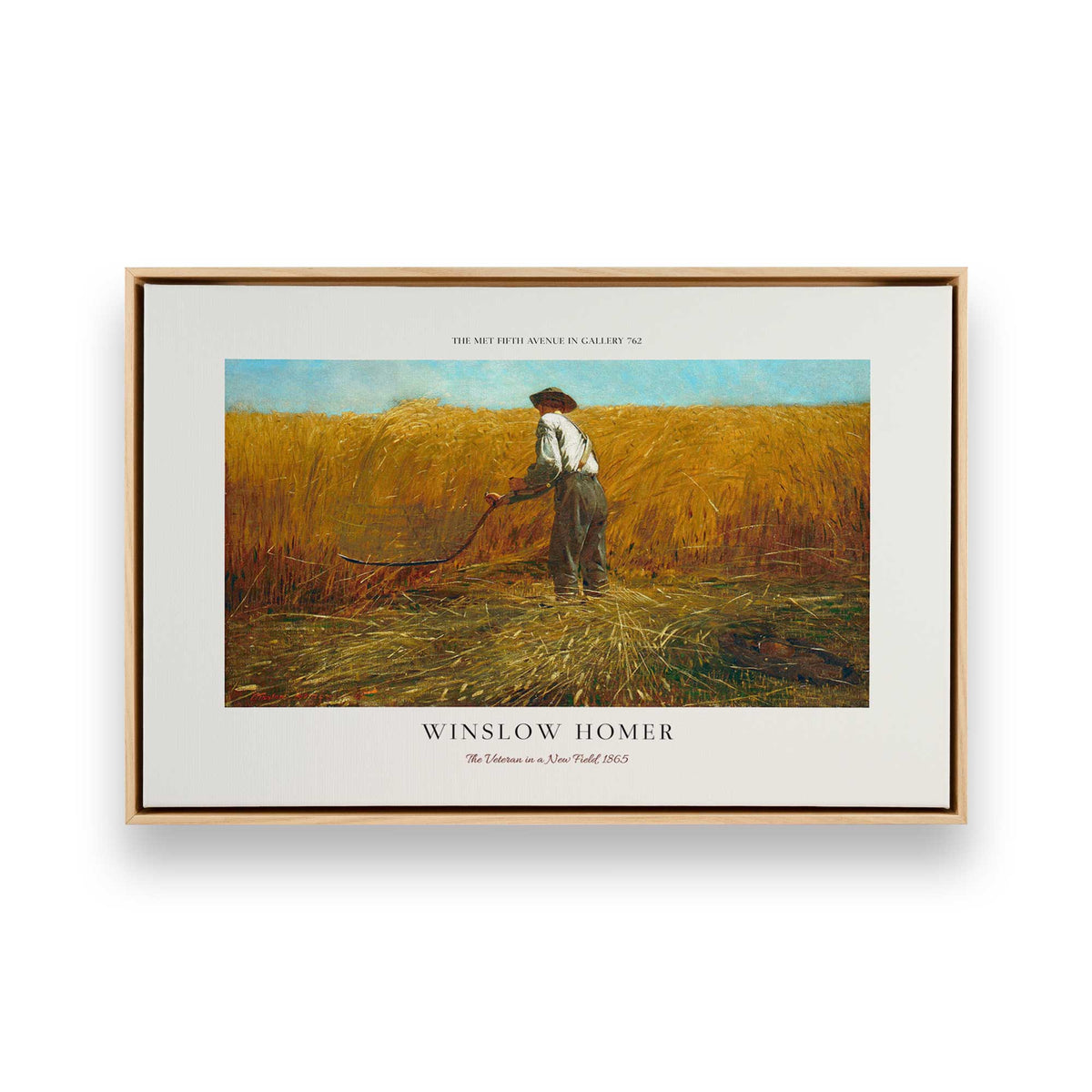 [Color:American Maple], Picture of art in a American Maple frame
