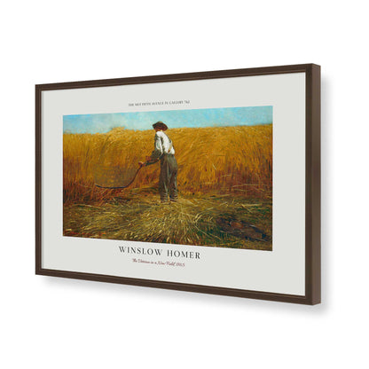 [Color:Belvinder Brown], Picture of art in a Polished Chrome frame of the corner