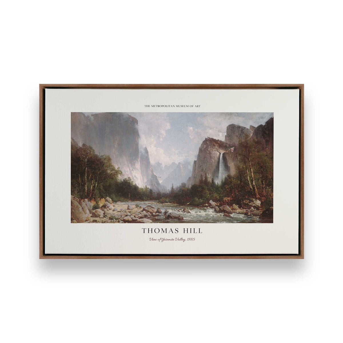 [Color:Walnut], Picture of art in a Walnut frame