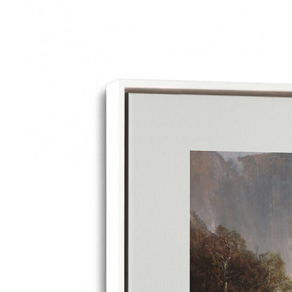 [Color:Opaque White], Picture of art in a White frame at an angle