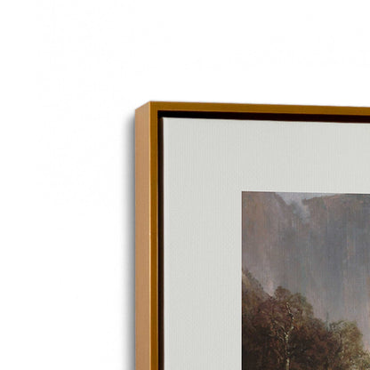 [Color:Polished Gold], Picture of art in a Polished Gold frame at an angle