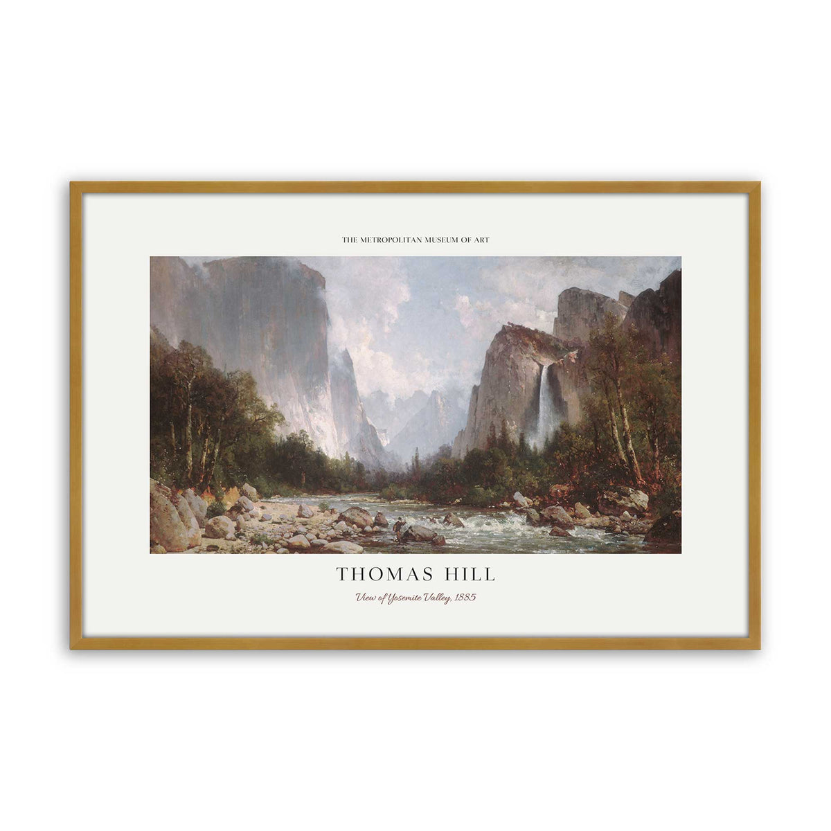 [Color:Polished Gold], Picture of art in a Polished Chrome frame