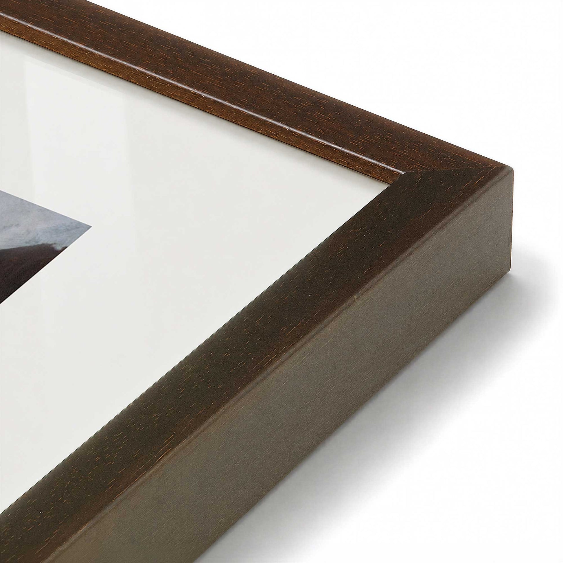 [Color:Belvinder Brown], Picture of art in a Polished Chrome frame at an angle