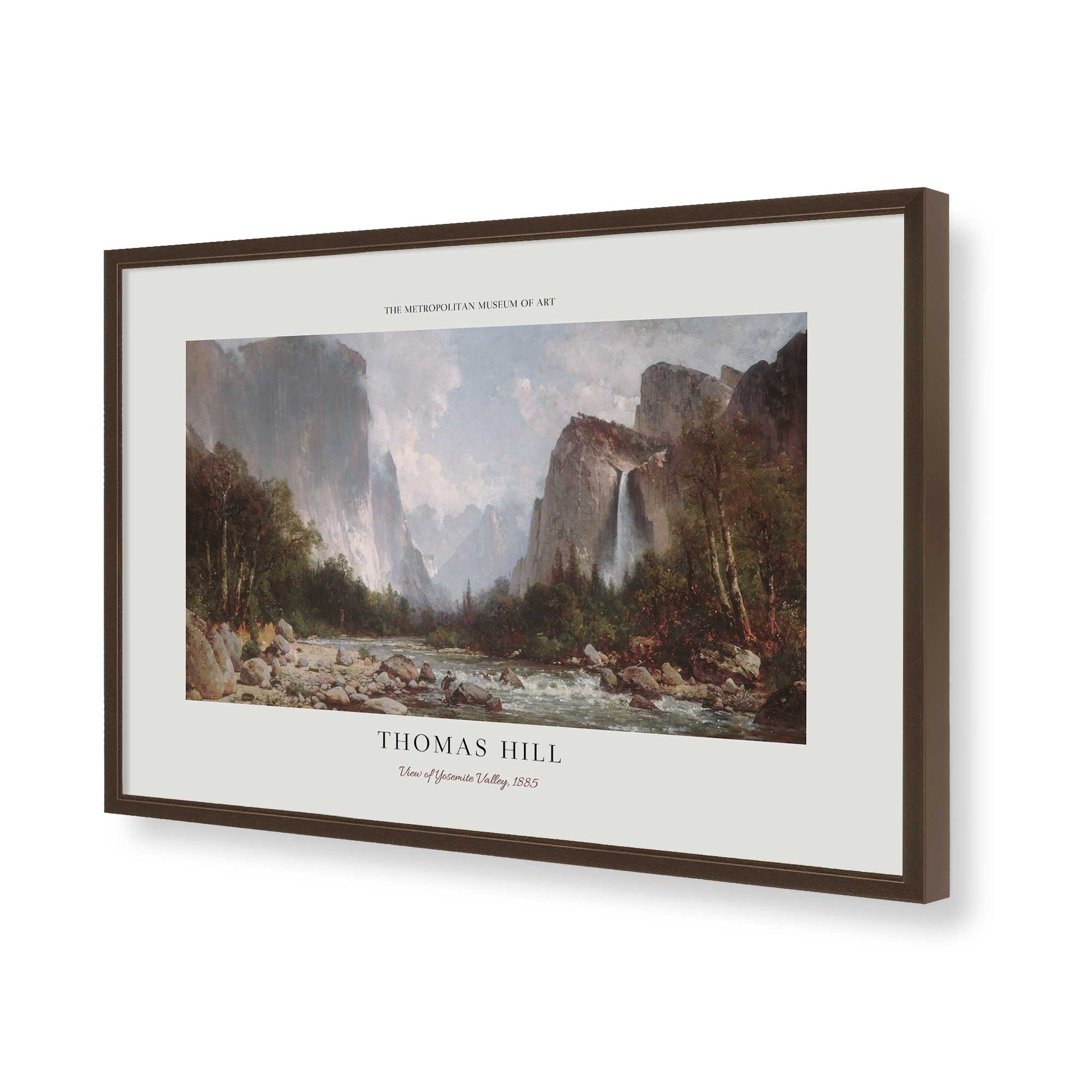 [Color:Belvinder Brown], Picture of art in a Polished Chrome frame of the corner
