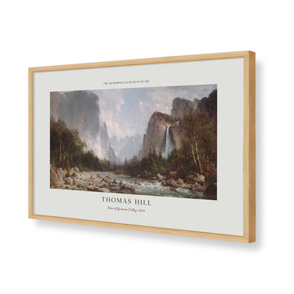 [Color:American Maple], Picture of art in a Polished Chrome frame of the corner