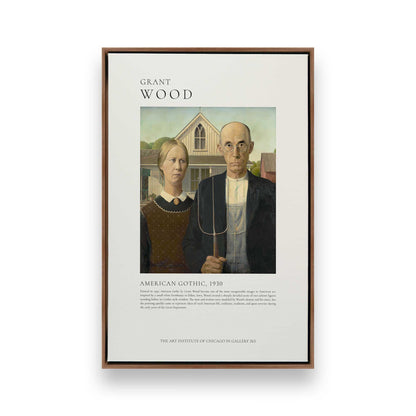 [Color:Walnut], Picture of art in a Walnut frame