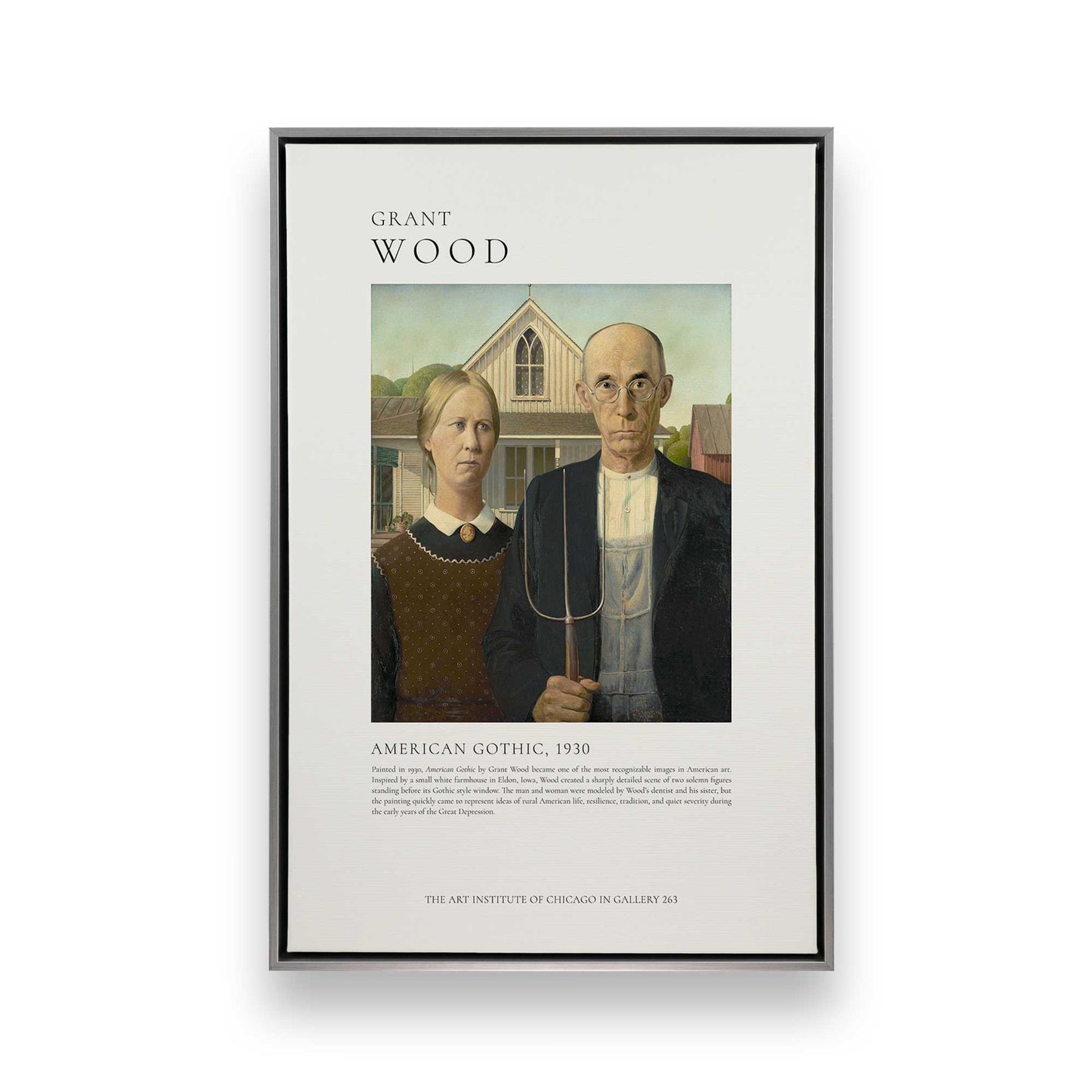 [Color:Polished Chrome], Picture of art in a Polished Chrome frame