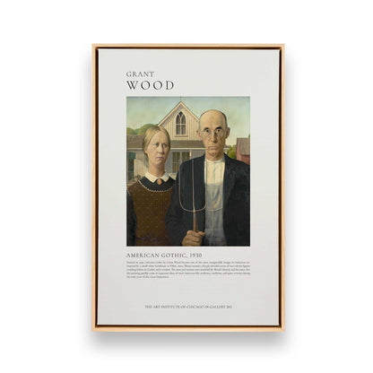 [Color:American Maple], Picture of art in a American Maple frame