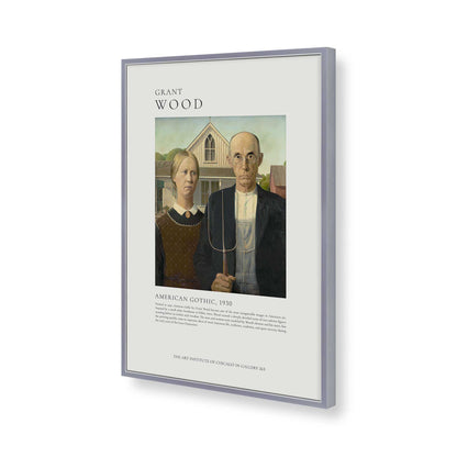 [Color:Polished Chrome], Picture of art in a Polished Chrome frame of the corner