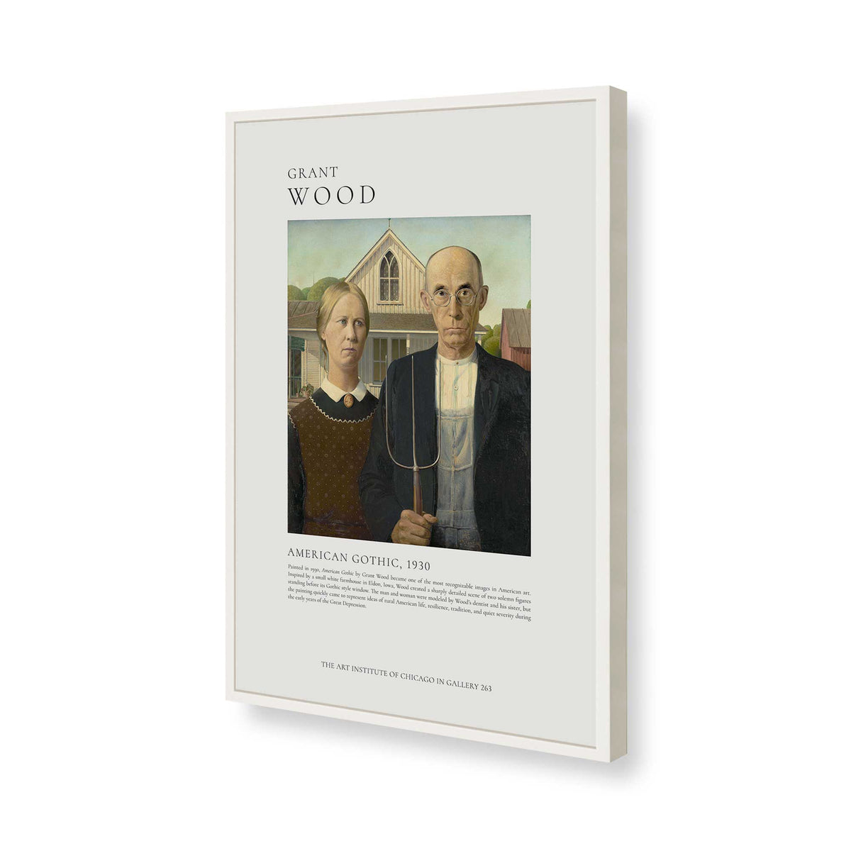 [Color:Opaque White], Picture of art in a Opaque White frame of the corner