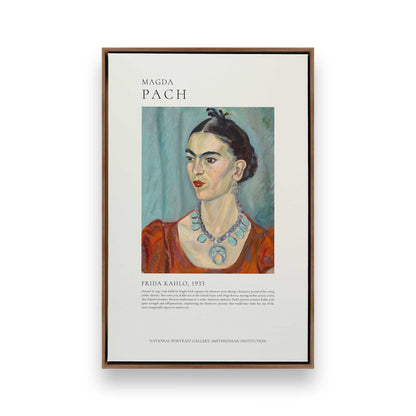 [Color:Walnut], Picture of art in a Walnut frame