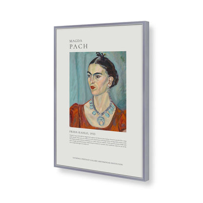 [Color:Polished Chrome], Picture of art in a Polished Chrome frame of the corner