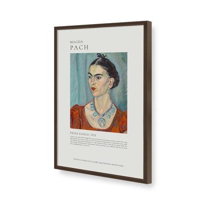 [Color:Belvinder Brown], Picture of art in a Belvinder Brown frame of the corner