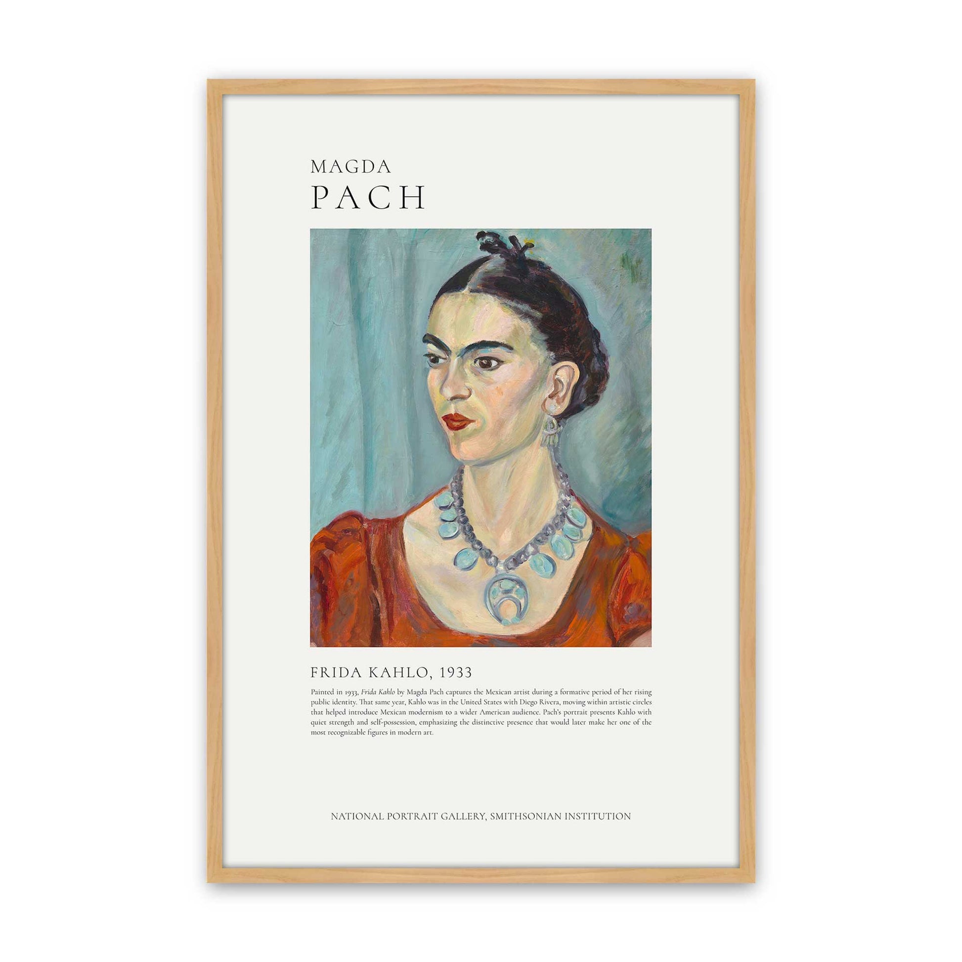 [Color:American Maple], Picture of art in a American Maple frame