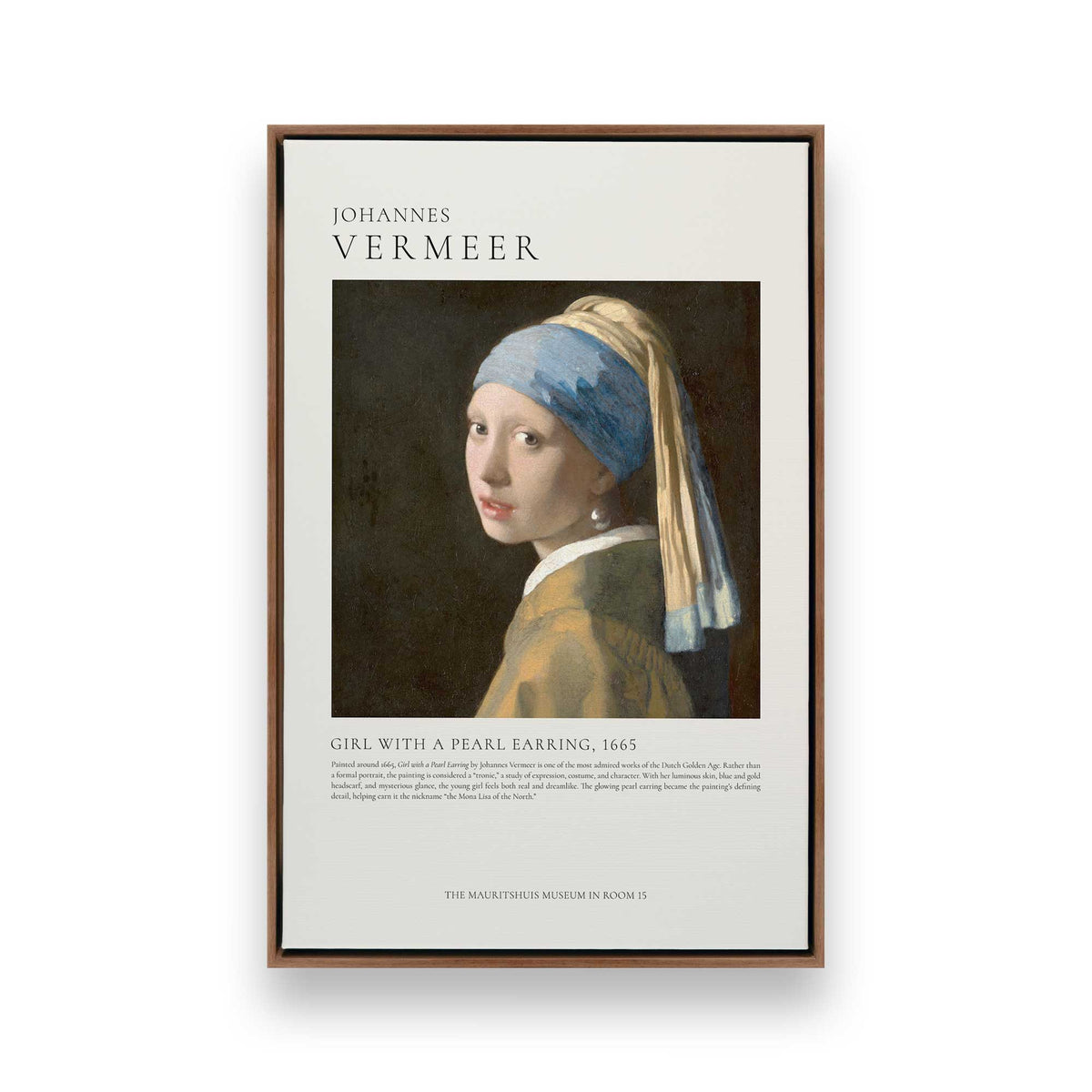 [Color:Walnut], Picture of art in a Walnut frame