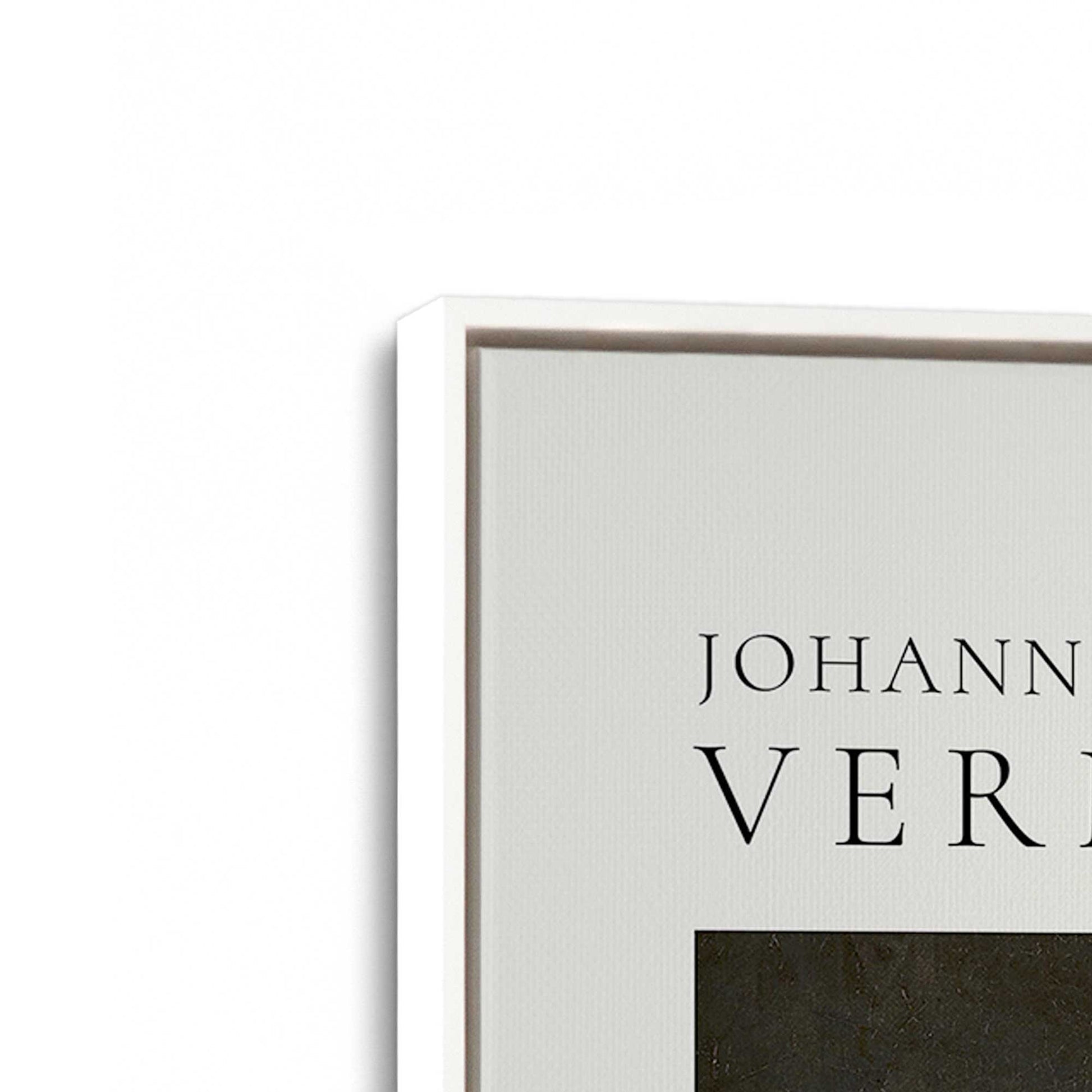 [Color:Opaque White], Picture of art in a White frame at an angle